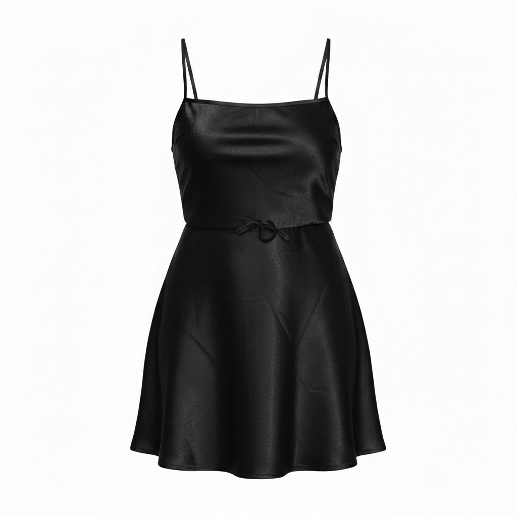 Lace Back Mini Dress